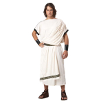 Vana-Kreeka-Rooma Jumalanna ja Jumal Cosplay Kost&uuml;&uuml;m T&auml;iskasvanutele white