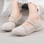 Skechers Naiste Suvised Vabaaja Jalan&otilde;ud 100366-NAT 6.5