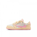 Air Jordan 1 Retro Low OG SP Travis Scott Shy Pink Laste EU 29.5