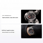 Casio MT-G Seeria 200M Veekindel P&auml;ikeseenergia Kvartsliikumine Vaikrihmaga K&auml;ekell Meeste kellad H&otilde;bedane MTG-B1000WLP-1A Gray Dial