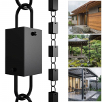 Vihmaveetoru Kogu Ristk&uuml;likukujuline Vihmaveetorude Komplekt Roostekindel Vihmaveetoru Renni Adapter Vihmaveetoru Renni Allak&auml;igutoru Kaunistamiseks P9YB CN