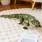 Realistlik krokodilli pehmem&auml;nguasi Kohev t&auml;idisloom Padjanukk Roheline hiigelkrokodill Diivanipadi S&uuml;nnip&auml;ev &uuml;llatuskingitus 65cm roheline