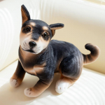 Kawaii Pehme T&auml;idisloom Must Koer Nukk Pea &Uuml;les Shiba Inu Pl&uuml;&uuml;sist M&auml;nguasi M&auml;nguasi S&uuml;nnip&auml;evaks J&otilde;uludeks Halloweeniks Uusaasta Kingituseks 25cm