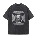 Rock Band Tame Impala Deadbeat Tour 2026 Merch T-s&auml;rk Meeste Vintage Pesitud Puuvillane T-s&auml;rk Hip Hop Gooti L&uuml;hikeste Varrukatega T-s&auml;rgid M black