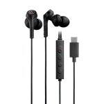 Audio-Technica ATH-CKS330NC BK Juhtmega K&otilde;rvaklapid Type-C M&uuml;rasummutusega 1.2m U-kujuline Kaabel Must