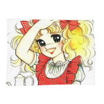 Candy Candy Anime Manga Tekid Pehme Soe Flanell Visketekk Voodikate Voodi Elutuba Piknik Reisimine Kodu Diivan Size: 180*230cm, Weight: 230 GSM