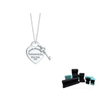 Tiffany & Co. Return To Tiffany S&uuml;damekujuline Silt Ripatsiga Kaelakee Naistele Kaelakee H&otilde;bedane GRP06364 Box,16 white
