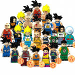 Dragon Ball Goku ehitusklotside figuurid Laste puslem&auml;nguasi Kotis Korui KT1007/1009/1011 Mitu stiili Anime kogumisobjekt