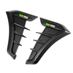 2 tk S&uuml;simust Auto K&uuml;lgtiiva Poritiiva Kleebised Keha Skoda VRS Octavia Kamiq Kodiaq Karoq RS Superb Fabia Rapi cwsv60 jaoks black