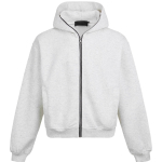 Meeste karpjas hall lukuga kardigan-kapuutsikas Medium white