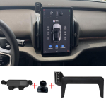 Autofoonihoidik VOLVO EX30 2024 2025 2026 jaoks GPS-i kinnitus Navigatsioonialus Autotarvikud TYPE A Black