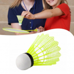 6 tk Yellow Shuttlecock Sport Training sulgpallipalli professionaalne vastupidav komplekt kollane