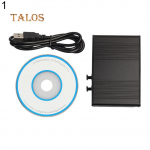 USB 2.0 v&auml;line 6-kanaliline 5.1 optilise heliga helikaart s&uuml;learvutile, s&uuml;learvutile, PC-le, arvuti vidinatele must