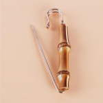 Unisex mood pross rinnam&auml;rk Retro bambusest n&ouml;&ouml;pn&otilde;el Moer&otilde;ivad kaunistustarvikud