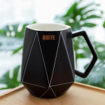 450 ml kruus Creative Polygon keraamiline kruus Kontori veetass Kohvi Piima Veetass 1-2 tk Saadaval