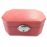 Davidt's [N4512] - Coffret &agrave; bijoux de voyage 'L'Indispensable' rose Heleroosa