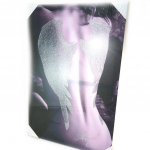 Les Tr&eacute;sors De Lily [N4199] - Toile 'Sexy Angel' violet - 40x60 cm (ailes d'ange) lilla