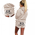 Naiste kodukleitide komplekt Pehme soe &uuml;hev&auml;rviline pidžaama L beež