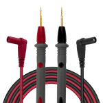 Elektroonilised testjuhtmed Testisondid Multimeetri juhtmed Kullatud &uuml;literav Silicone test line punane must v&auml;rv