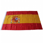 Hispaania lipp 4. pol&uuml;esterlipp 90 * 150 cm 3 * 5 jalga riigilipud