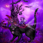 kunst hobi dekoor kass teemantmaal pistes seinamaal tikandid 30x30CM