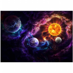 T&auml;ielik 5D teemantmaaling multifilm Planet Teemanttikandid Ristpistes Kodukaunistus K&auml;sitsi valmistatud kingitus 25x30cm