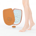 2 tk kannakaitse kaitsevarrukas kanna kannus padjad Eemaldatav nahast kannapadi kulumisvastane l&ouml;&ouml;ke neelav pruun