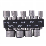 1 komplekt 5 mm&ndash;13 mm kuuskantpesaga varruka d&uuml;&uuml;si Mutrikeeraja puuritera adapteri t&ouml;&ouml;riist 9pcs(5-13mm)