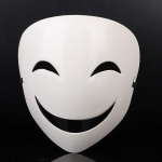 T&auml;iskasvanud Jaapani Anime Must Valge N&auml;htav Reguleeritav Mask Kiiver Cosplay