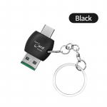 FONKEN 2-&uuml;hes USB C TF kaardilugeja Universaalne C-t&uuml;&uuml;pi OTG kiire mini-USB 2.0 adapter s&uuml;learvuti mobiiltelefoni m&auml;lukaardilugeja jaoks