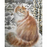 Teemantmaal ristpistes t&auml;ispuurmosaiik Teemanttikandid Rhinestone mosaiik Kingitus kodukaunistuseks Full Round 20x25CM