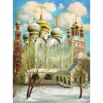 5D DIY teemantmaaling lossi maastik Rhinestone ristpistes pildikomplekt t&auml;is teemanttikandid mosaiik kodukaunistamise kingitus Full Round 20x30CM