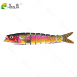 P&uuml;&uuml;gilant 8 mitmeosaline kala Swimbait Isca kunstlik peibutis haugi bass Swimbait kunstlik s&ouml;&ouml;t Crankbait 13.5CM-21G-4#