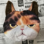 Loominguline Armas auto padjap&uuml;&uuml;r Kass J&auml;nes Panda Tr&uuml;kitud Loomad N&auml;gu Auto Peatugi Autoistme tugipadi