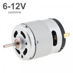 RS360 alalisvoolumootor 6V-12V 24000RPM kiire s&uuml;sinikharjaga mikromootor isetegemiseks