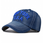 NORTHWOOD Letter naiste pesapallim&uuml;ts, puuvillane NEWYORK meeste isa m&uuml;tsid Kpop m&uuml;ts naistele reguleeritav suurus 54-60 cm 54-60 cm sinine