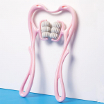 Plastikust survepunktiteraapia Kaela Massageador Massagege Reliive Hand Roller kaela Massager kaela &otilde;la p&auml;&auml;stikupunkti jaoks roosa