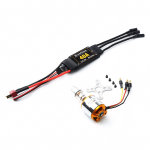 2217 2300KV harjadeta mootor 40A ESC T-pistikuga 3,5 mm banaanipistikud RC lennukihelikopteri jaoks 2300kv and ESC must