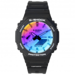 Casio G-Shock V&auml;rviline Analoog-Digitaalne Kvarts GA-2100SR-1A GA2100SR-1 200M Unisex K&auml;ekell must