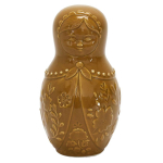 Les Tr&eacute;sors De Lily [A3670] - ooker  Russian Doll  keraamiline hoiup&otilde;rsas - 20x11x10 cm kollane