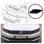 ESP1019 1 esitulede pesuri kattekork, vasak 3G0807937 VW Passat B8 3G 2015-2019 jaoks