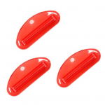 3 tk torukosmeetikapressid, mitmev&auml;rvilised plastist kodutarbed punane