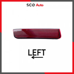 Tagumine helkur Dacia Duster jaoks Renault Dusteri jaoks vasak parem punane helkurkaitseraua helkur 265654344R 265604000R 2010-2017