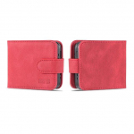 T&otilde;mblukuga rahakott Samsung Galaxy Z Flip 3 Flip 4 Case Flip Book kaarditasku kaitse&uuml;mbrisele Samsung Z Flip3 5G punane