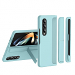 Samsung Galaxy Z Fold 4 3 &uuml;mbrise eemaldatava pliiatsihoidja jaoks n&auml;htamatu klambriga tugijalg k&otilde;va arvuti matt kate koos puutepliiatsiga Case with Touch Pen sinine