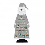 Laste meisterdamine j&otilde;ulude advendikalender, taskutega seinarippuv vildist j&otilde;uluvana advendikalender 24 p&auml;eva lastele m&auml;nguasjad, kingitus kodukaunistuseks punane