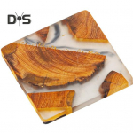 Square Tea Coaster tindi tausta kaunistus Suurep&auml;rane vaigu isolatsiooni padi salv 8 cm