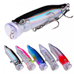 Kalap&uuml;&uuml;gi landid Popper 9,4G/7CM S&ouml;&ouml;t Poppers Topwater Lure trollimislandid Pesca Wobbler Articulos De Pesca Isca Artificial