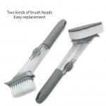 K&ouml;&ouml;gi t&auml;itevedelik, pesuvedelik, multifunktsionaalne hari, majapidamises kasutatav pika varrega puhastushari &otilde;li, &otilde;rn k&auml;tele 23.5cm hall