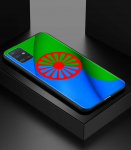 Mustlasaroomia roma roma roma lipu&uuml;mbris Samsung Galaxy A51 A50 A71 A21s A70 A30 A31 A41 A11 A91 A01 A51 A71 A42 5G Capa jaoks Samsung A21